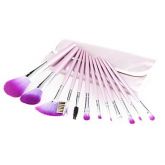 kit de pincéis roxos com 12 pcs